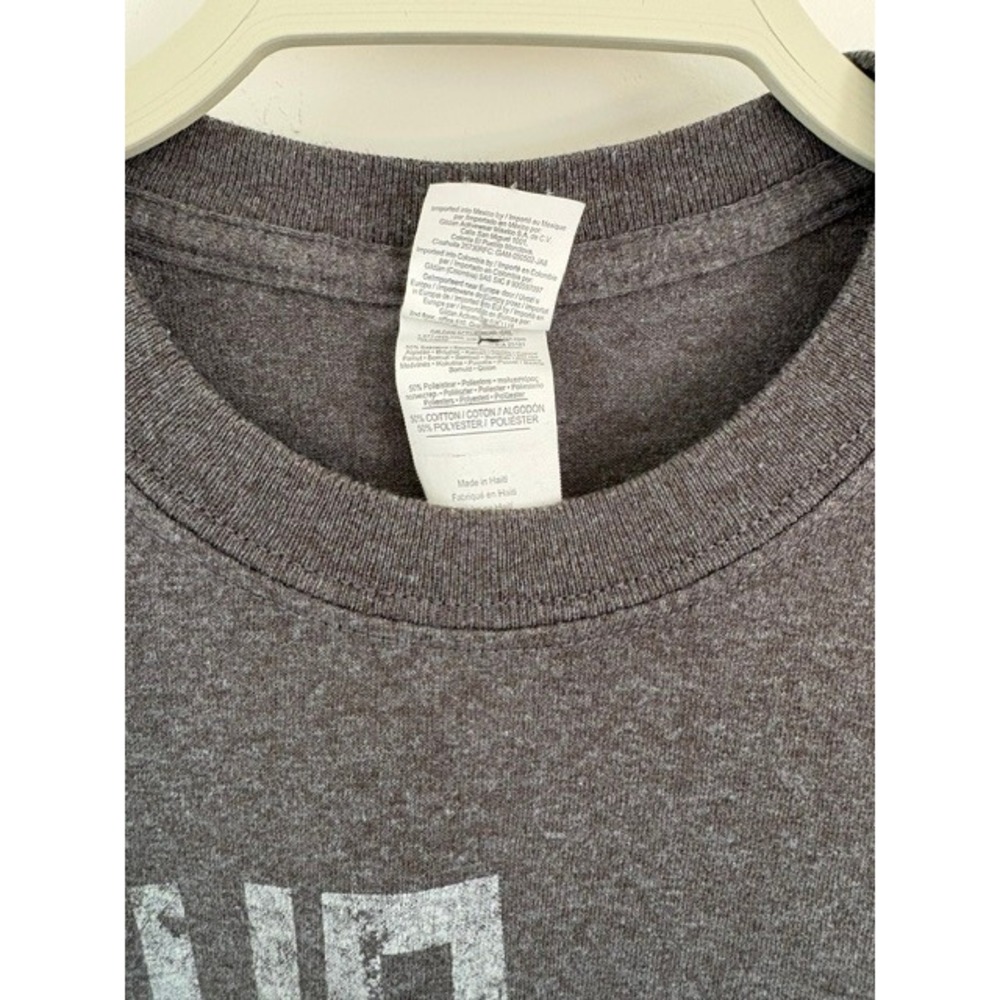 Gildan Saint Louis Zoo Save the Chubby Unicorn Rhino Graphic Tee Charcoal Mens L - Picture 4 of 4